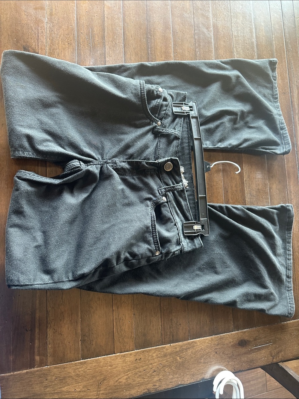 Wrangler Black Men's Straight-Leg Chinos